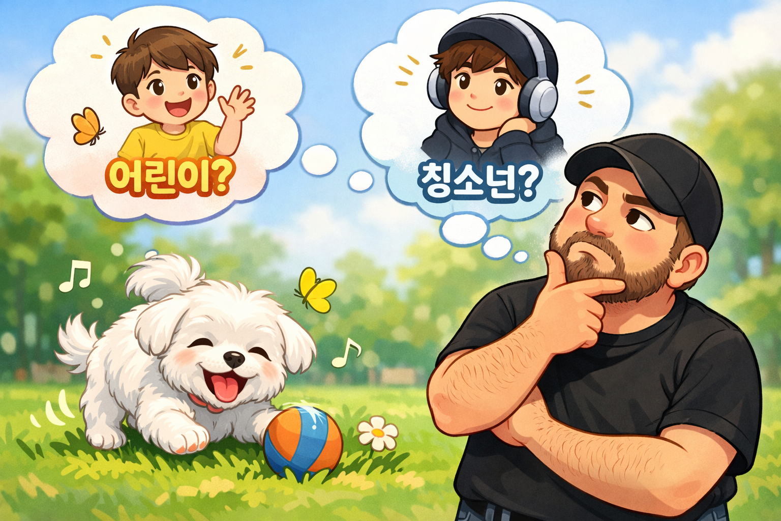 강아지의 성장 시기를 생각하는 훈련사