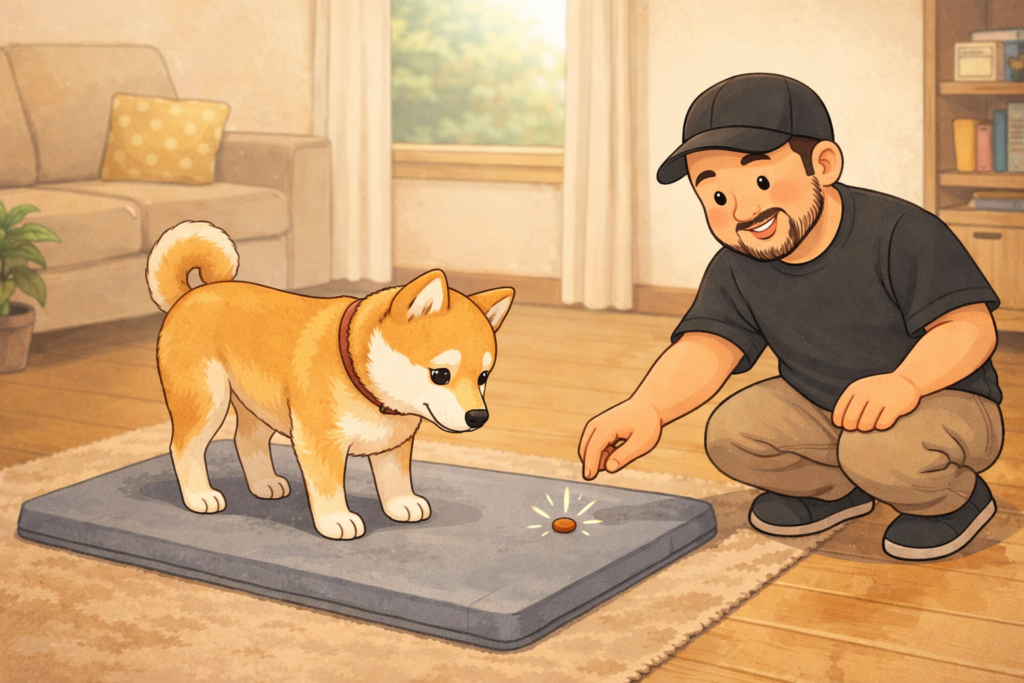 매트위에서 보상이 쌓여야 합니다.