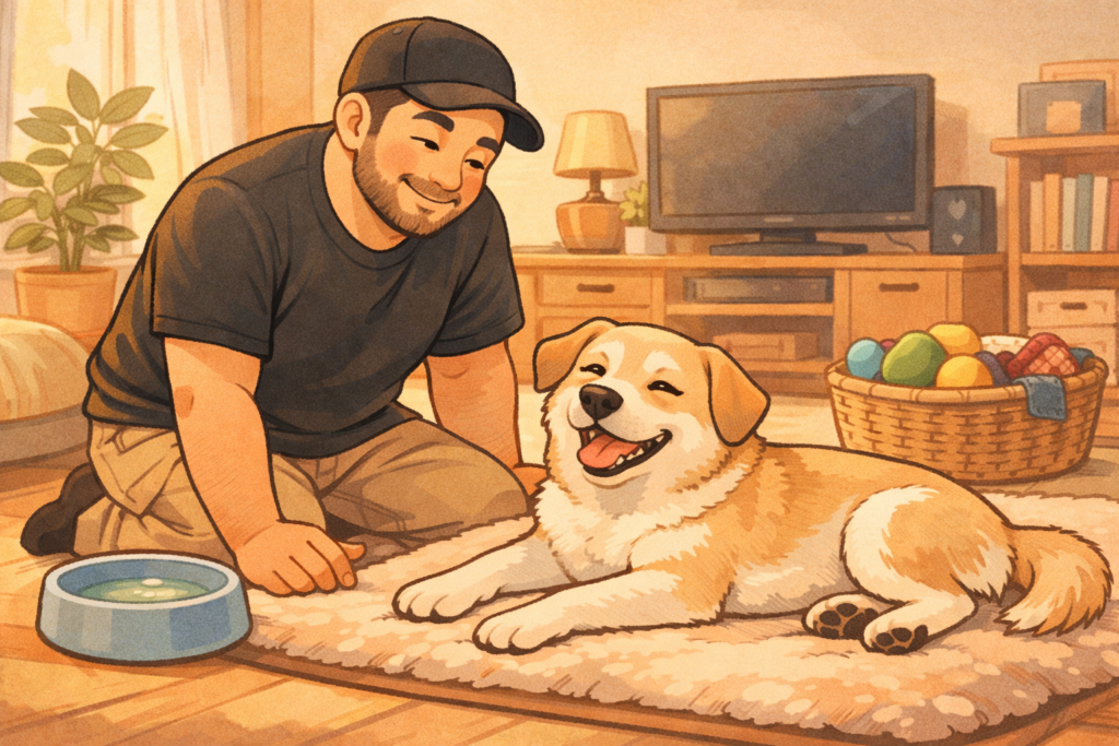 행복한 강아지?