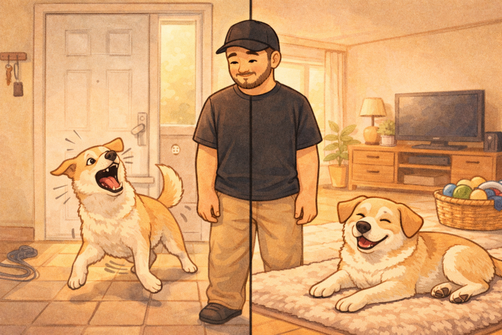 과하게 신나있기만 한 강아지는 행복한게 아닐수도 있어요.